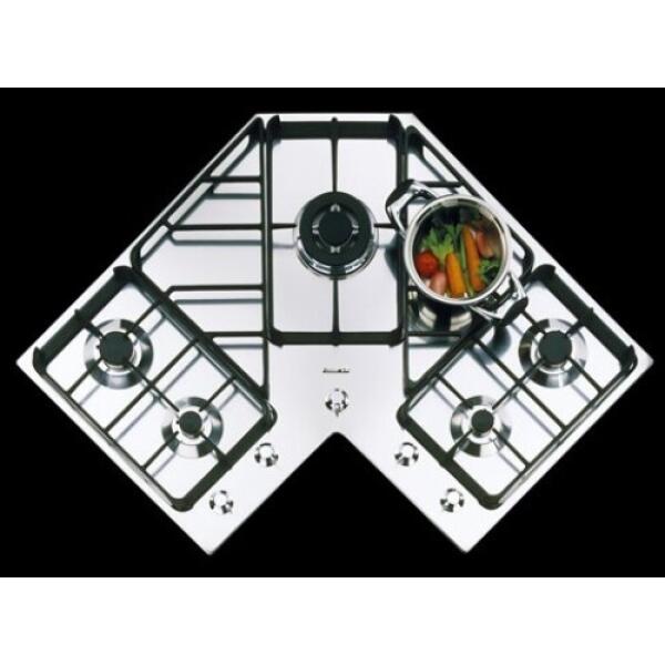 Foster 7038052 Piano Cottura Angolare INOX Argento Spazzolato GRIGLIE GHISA - immagine 3