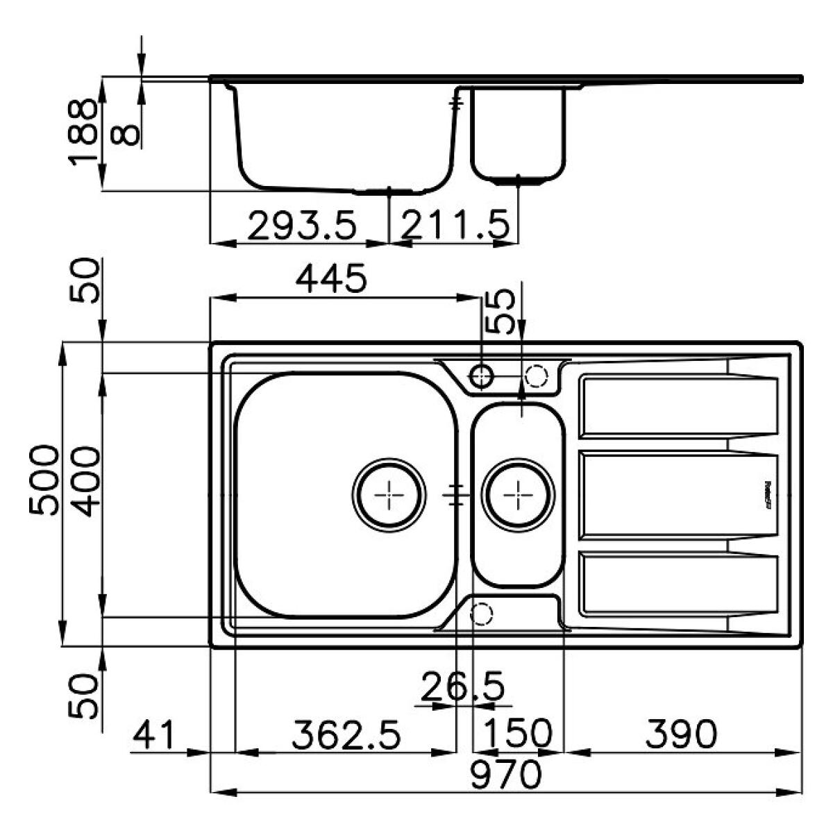 Foster 1973461 FM 97 1,5V STANDARD INOX Acciaio inossidabile MICROFOSTER - immagine 2