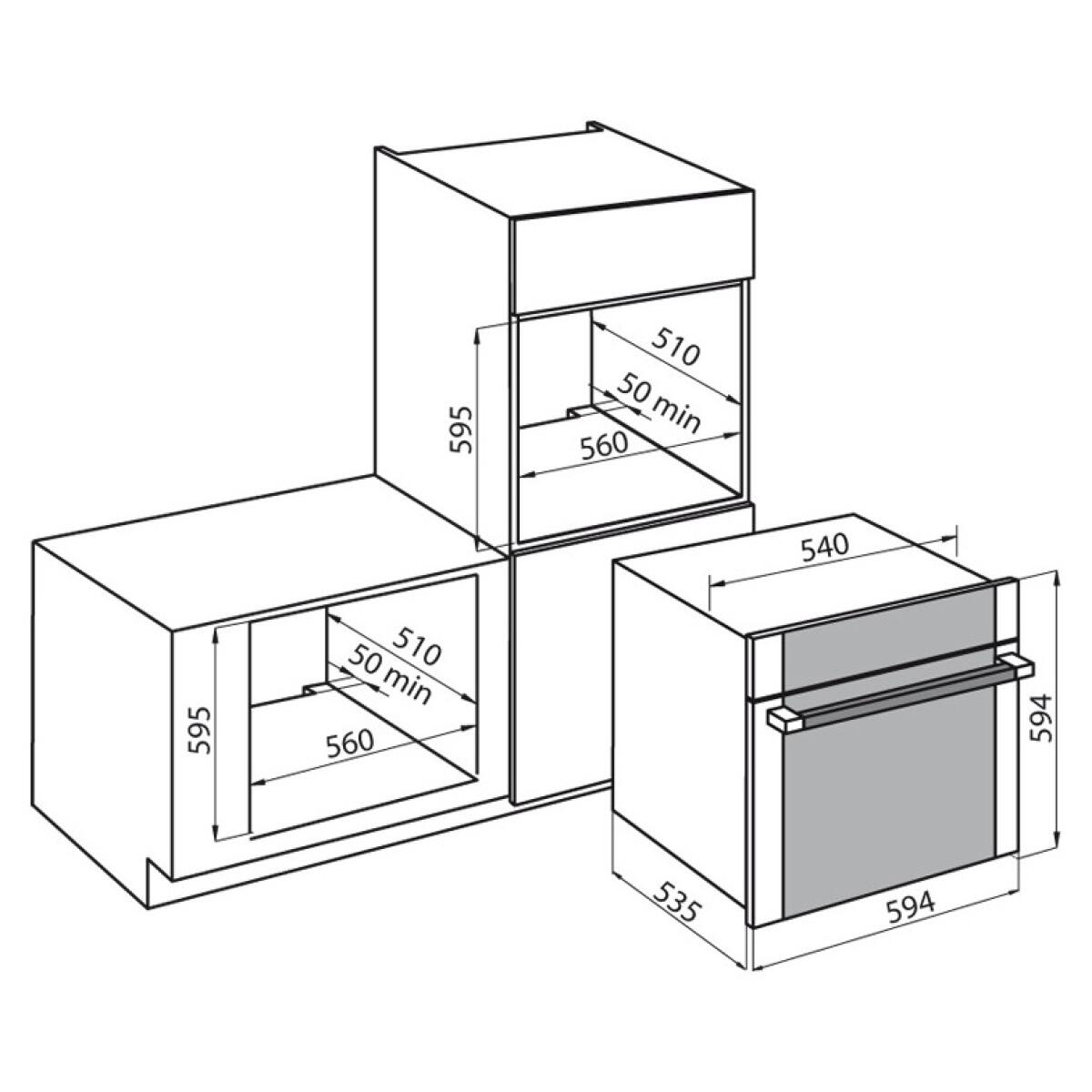 Foster 7131054 Forno elettrico multifunzione S4001 da 60cm - immagine 2