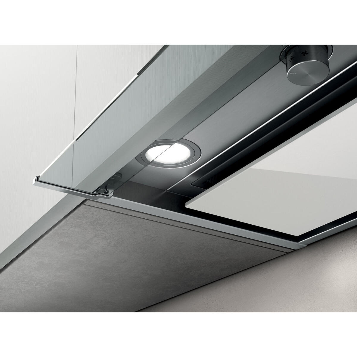 Elica BOX IN PLUS IXGL/A/60 645 m³/h Integrato Acciaio inossidabile, Bianco - immagine 3