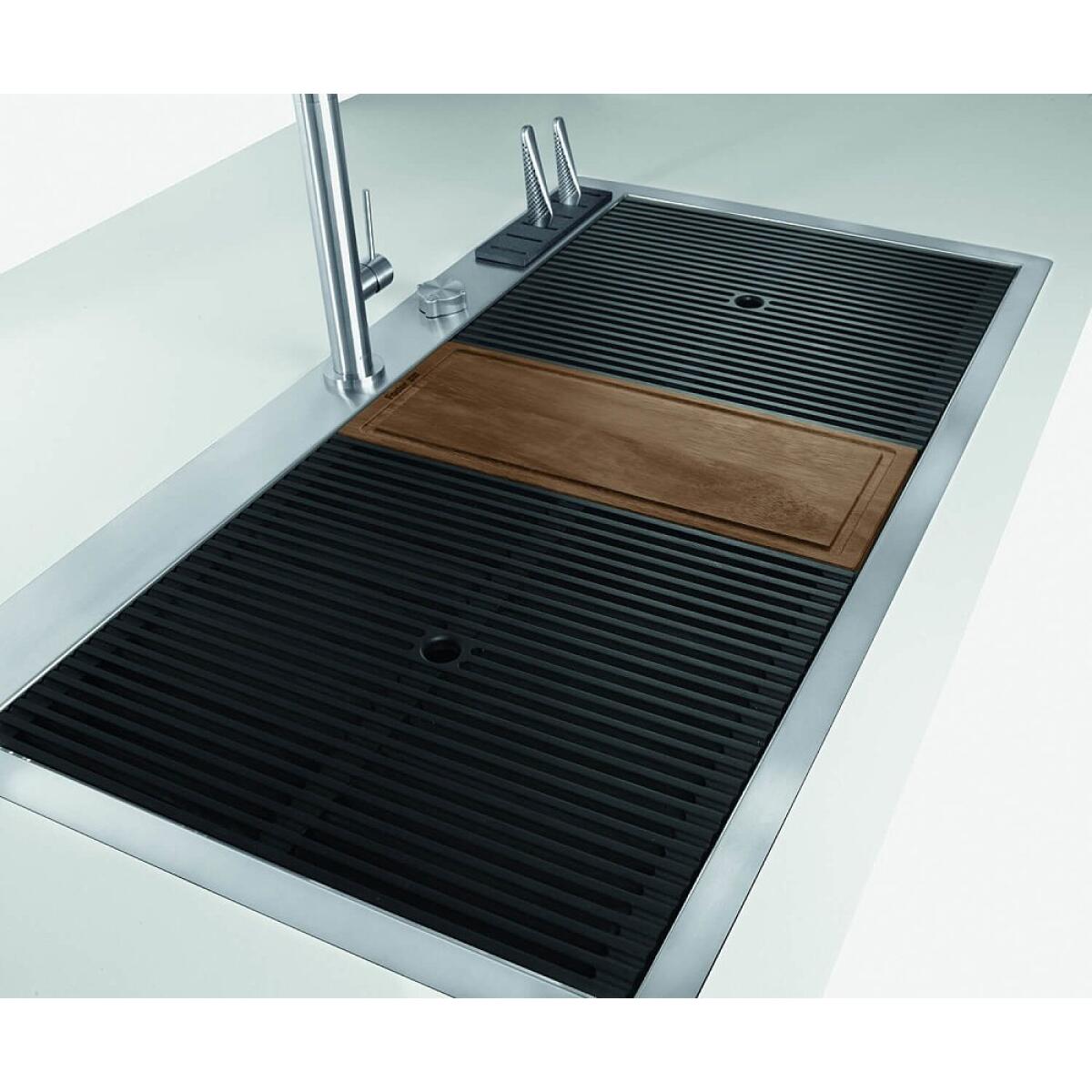 Foster 1017050 Lavello Milano filotop - cm 102X56 - acciaio spazzolato 1 vasca - immagine 4