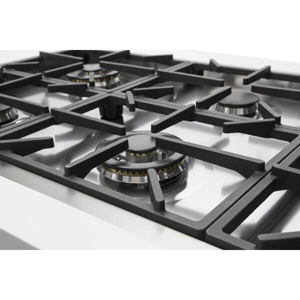 Foster 7640000 Milano Piano cottura a gas cm 108X49 - filotop acciaio spazzolato - immagine 4