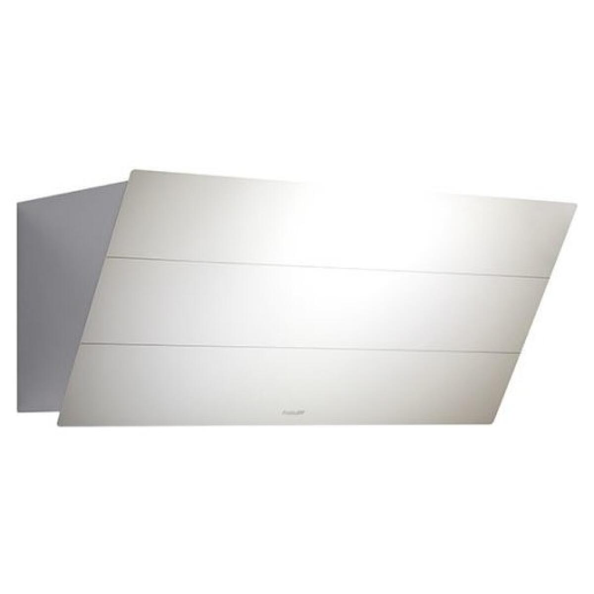 Foster 2450 Cappa FL Slim aspirante a parete cm 90 - acciaio satinato vetro nero o bianco - immagine 5
