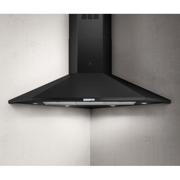 Elica ACUTA BL/F/100 Cappa angolo cm 100 - nero PRF0127462A - immagine 3