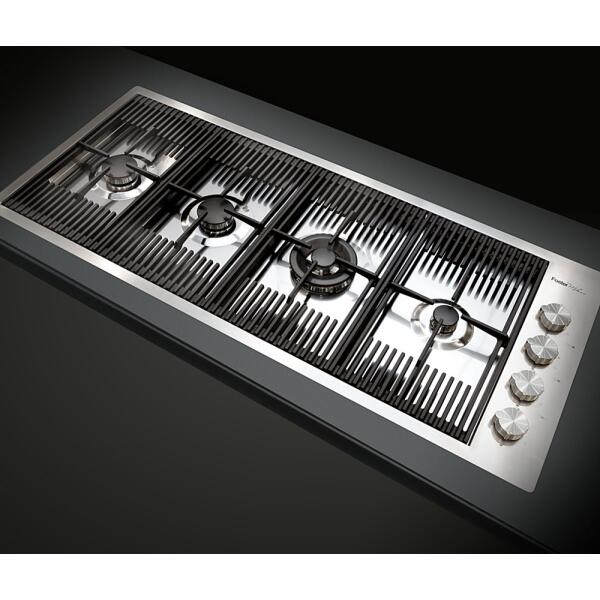 Foster 7681000 Milanello Piano cottura a gas cm 112x48 filotop acciaio spazzolato - immagine 4