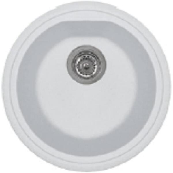 Plados Lavello tondo PL4351 1 Vasca serie Atlantic - immagine 4