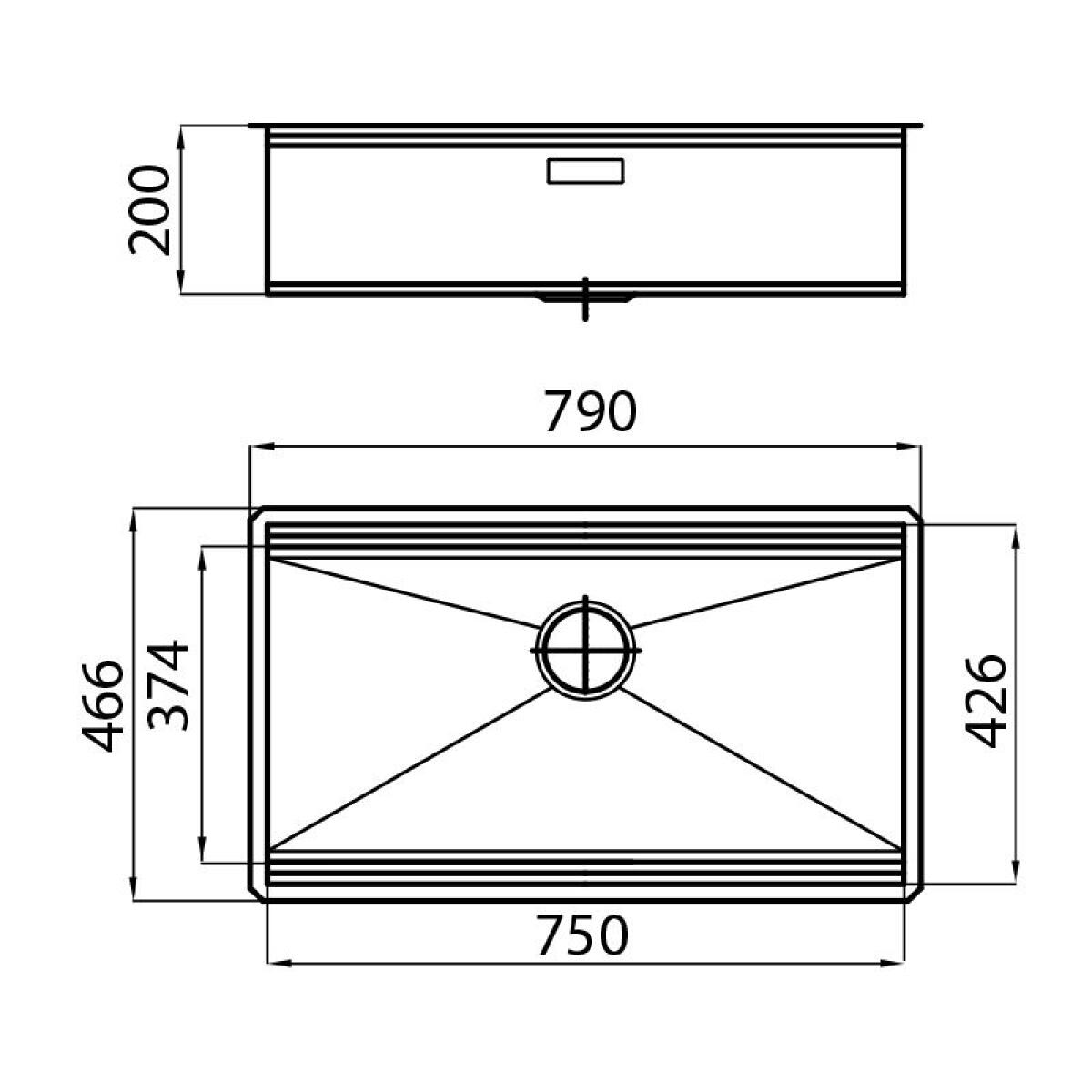 FOSTER 1034850 LAVELLO MILANELLO sottotop 75x37,4 - immagine 2