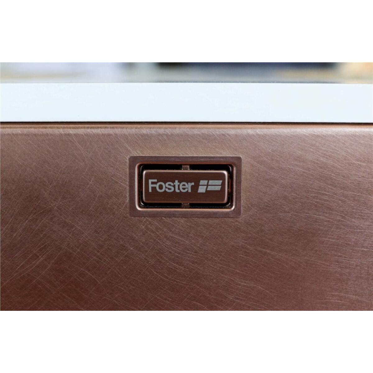 Foster 2156888 KE COPPER Lavello sottotop - cm 44 - acciaio PDV RAMATO vintage 1 vasca 40x40 - immagine 4