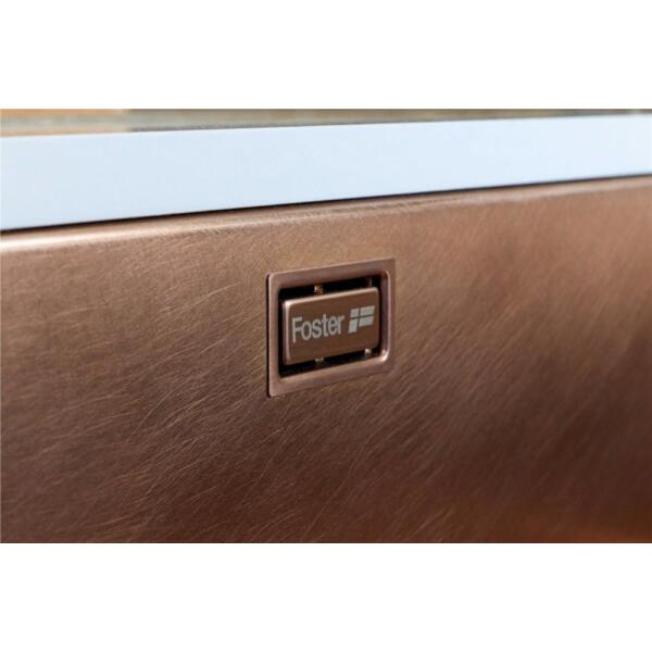 Foster 2156888 KE COPPER Lavello sottotop - cm 44 - acciaio PDV RAMATO vintage 1 vasca 40x40 - immagine 3