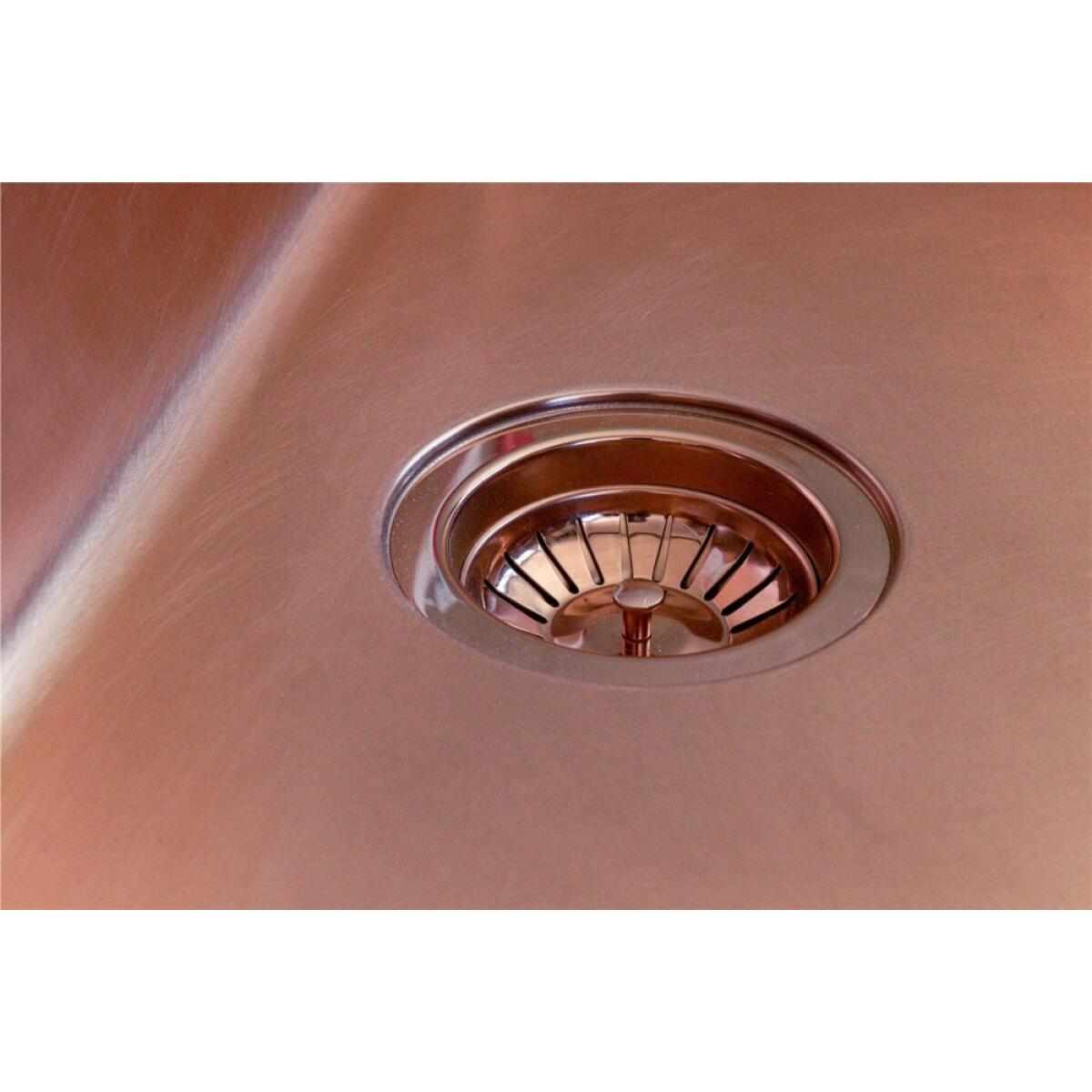 Foster 2156888 KE COPPER Lavello sottotop - cm 44 - acciaio PDV RAMATO vintage 1 vasca 40x40 - immagine 2