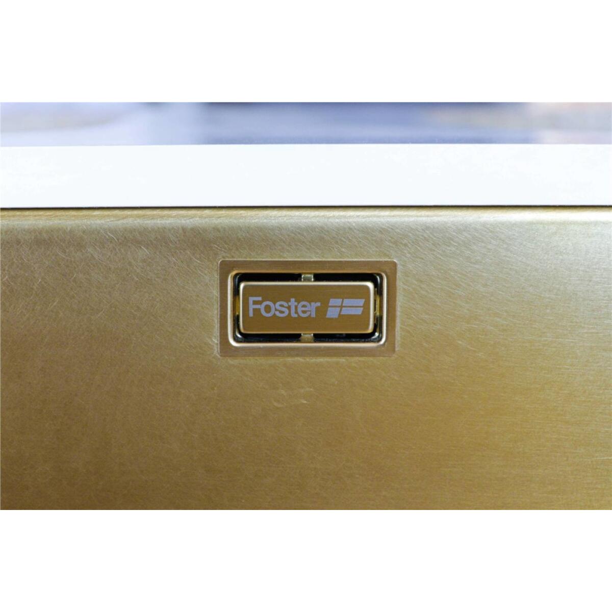 Foster 2156889 KE Gold vintage Lavello sottotop - cm 44 - acciaio PDV oro 1 vasca 40x40 - immagine 4