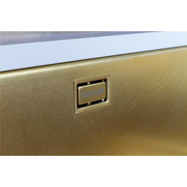 Foster 2156889 KE Gold vintage Lavello sottotop - cm 44 - acciaio PDV oro 1 vasca 40x40 - immagine 3