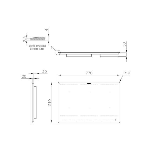 Foster 7382646 Ke Piano cottura a induzione cm 77X51 - vetroceramica NERO - immagine 5