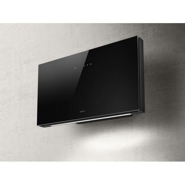 Elica PLAT WH/F/80 o BL/F/80 Cappa parete cm. 80 - bianco o nero - immagine 8
