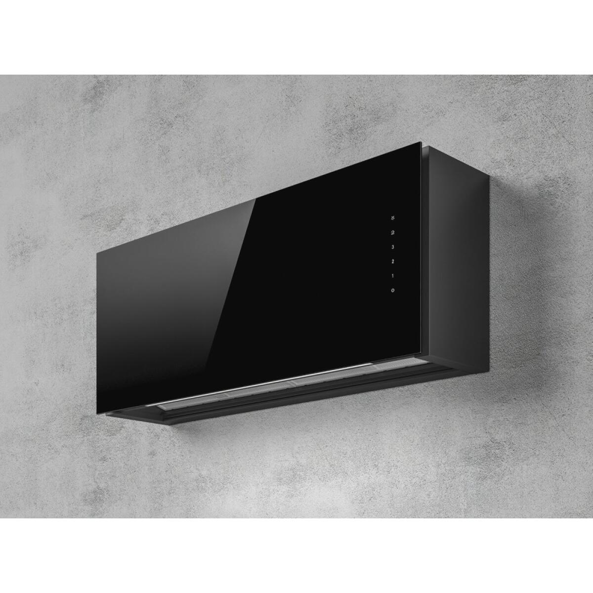 Elica RULES BL/F/60 BL/F/90 BL/F/120 Cappa parete cm. 60 o 90 o 120 - VETRO NERO - immagine 3