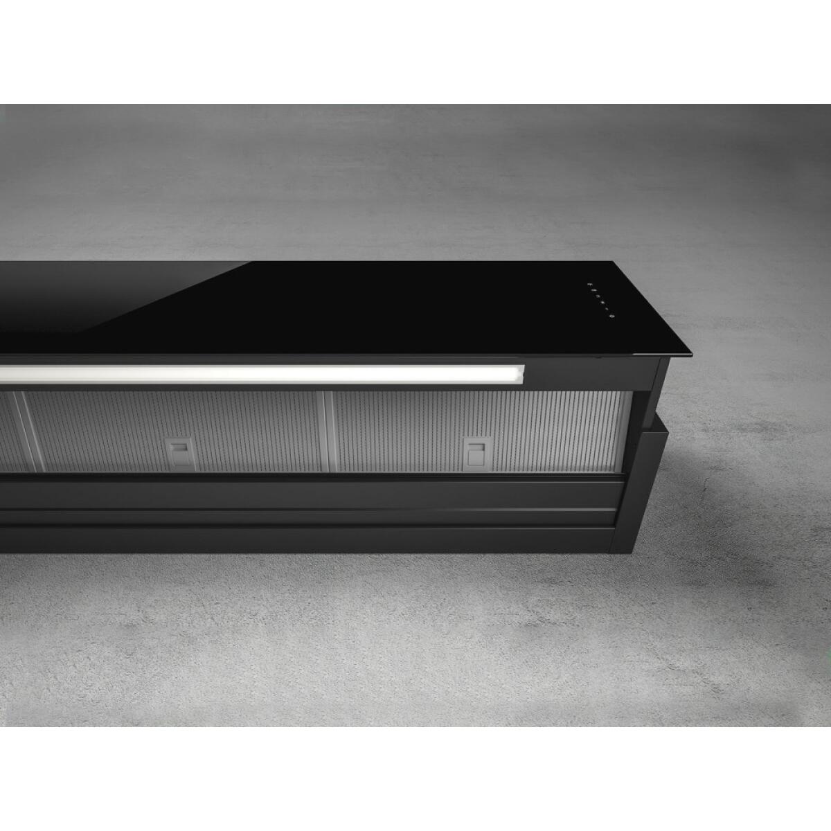 Elica RULES BL/F/60 BL/F/90 BL/F/120 Cappa parete cm. 60 o 90 o 120 - VETRO NERO - immagine 5