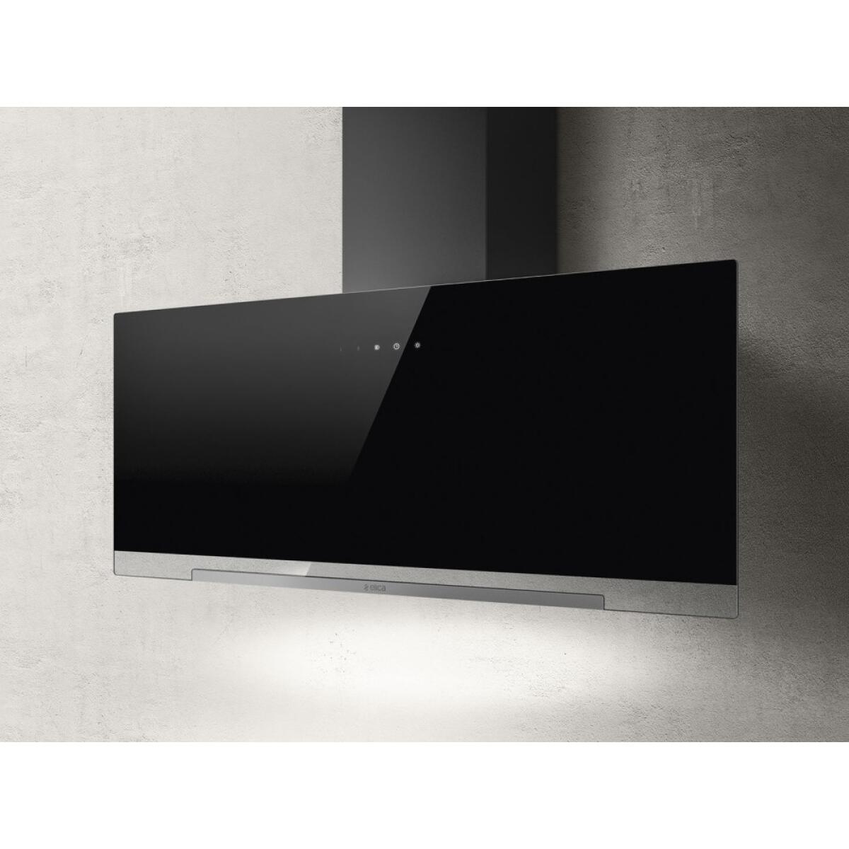 Elica Cappa APLOMB BL/A/90 parete cm. 90 - vetro nero - immagine 5