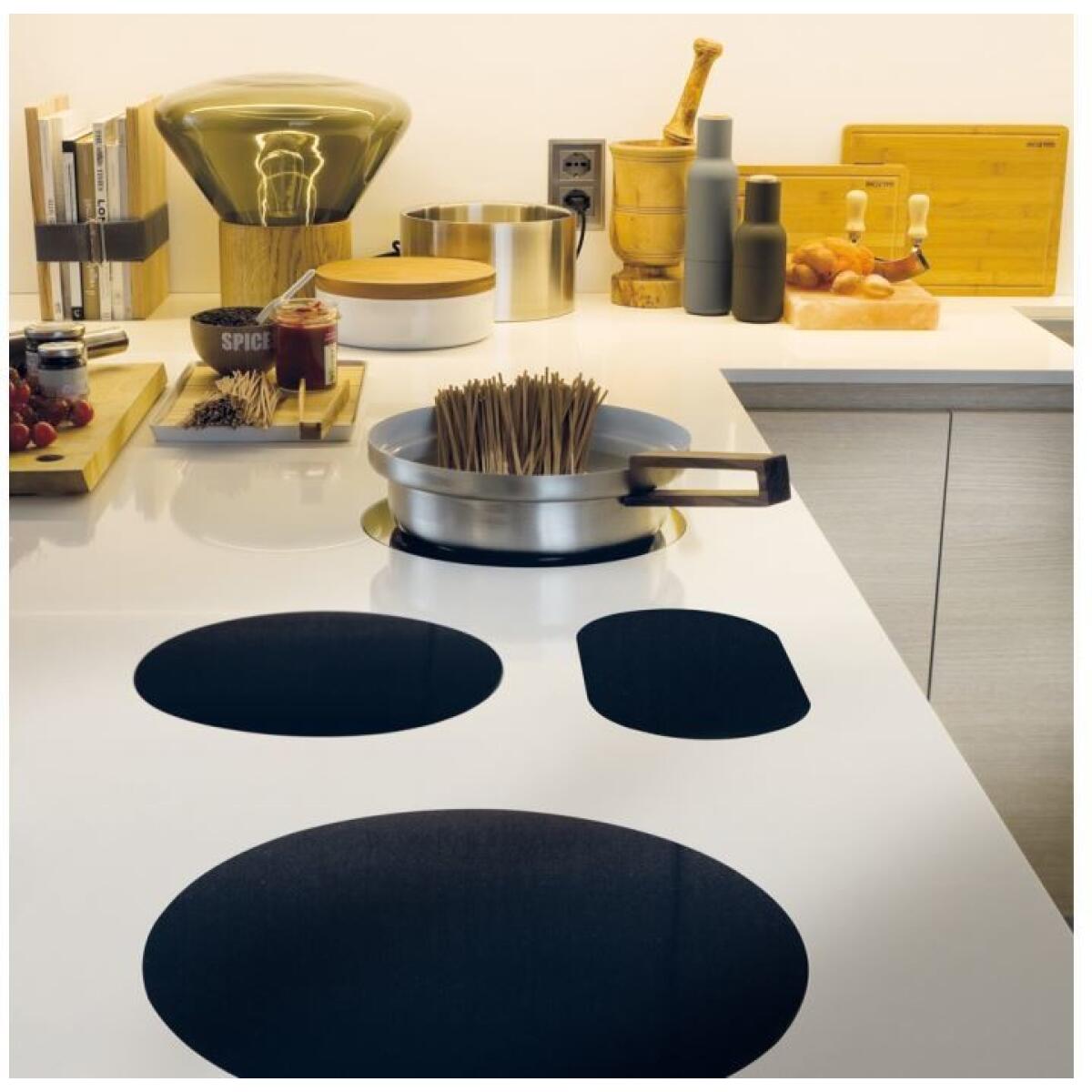 Foster 7366020 Modular Piano cottura a induzione pacchetto completo cm 27 - 35 - vetroceramica nero - immagine 4