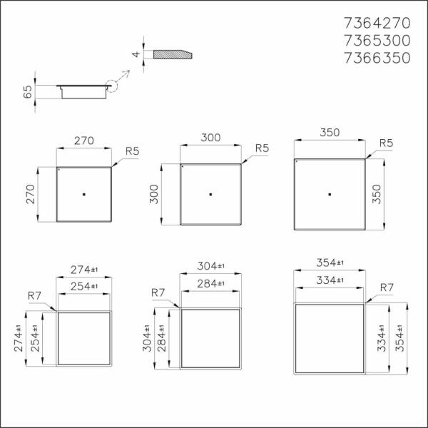 Foster 7365040 Modular Quadra pacchetto completo di Piano cottura a induzione cm 2X27 -1X30 -1X35 vetroceramica nero e accessori - immagine 9
