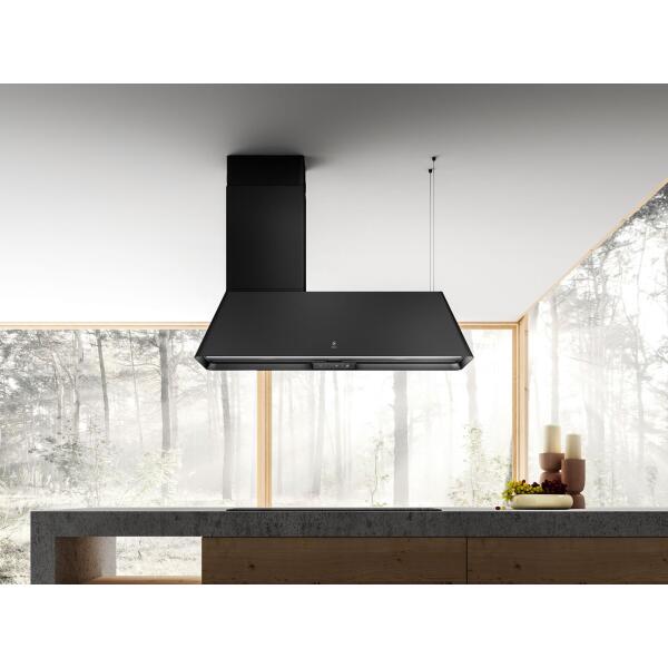 CAPPA ISOLA IKONA MAXXI PURE INOX O NERA CON PURIFICATORE D'ARIA - immagine 3