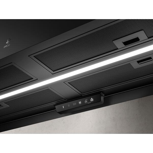 CAPPA ISOLA IKONA MAXXI PURE INOX O NERA CON PURIFICATORE D'ARIA - immagine 7