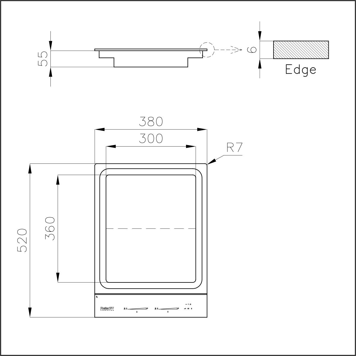 Foster 7325455 INDUZIONE Teppanyaki DOMINO Incasso Ceramic hob Nero, Acciaio - immagine 3