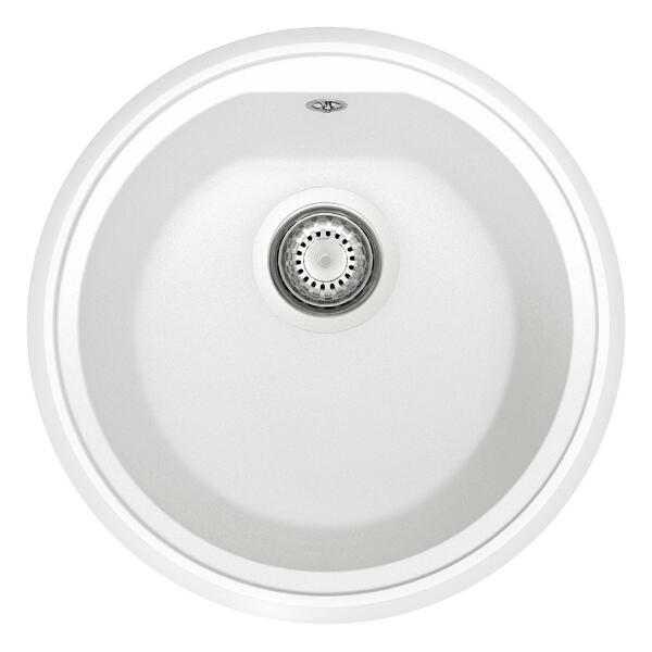 Plados Lavello tondo PL4351 1 Vasca serie Atlantic - immagine 11