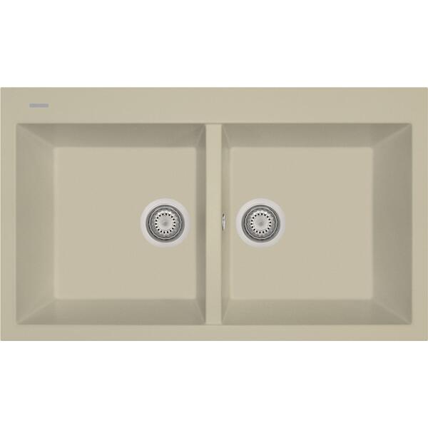 Plados Lavello AM8620 ELEGANCE 2 vasche Cucina incasso VARI COLORI - immagine 3