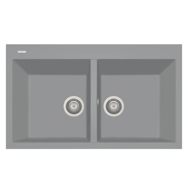 Plados Lavello AM8620 ELEGANCE 2 vasche Cucina incasso VARI COLORI - immagine 5