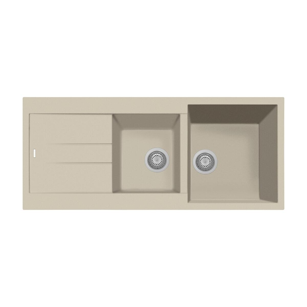 Plados Lavello AM11620 ELEGANCE 2 vasche e gocciolatoio Cucina incasso VARI COLORI - immagine 19