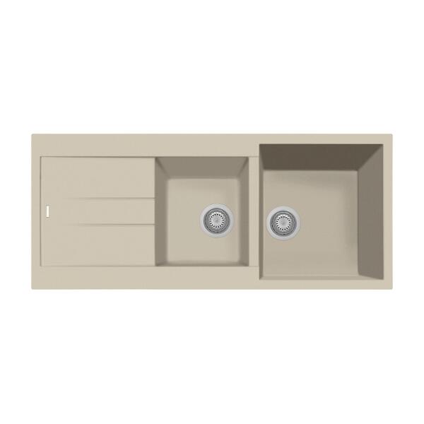 Plados Lavello AM11620 ELEGANCE 2 vasche e gocciolatoio Cucina incasso VARI COLORI - immagine 19