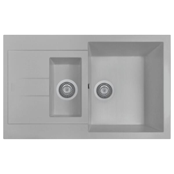 Plados Lavello AM7815 ELEGANCE 2 vasche e gocciolatoio Cucina incasso VARI COLORI - immagine 3