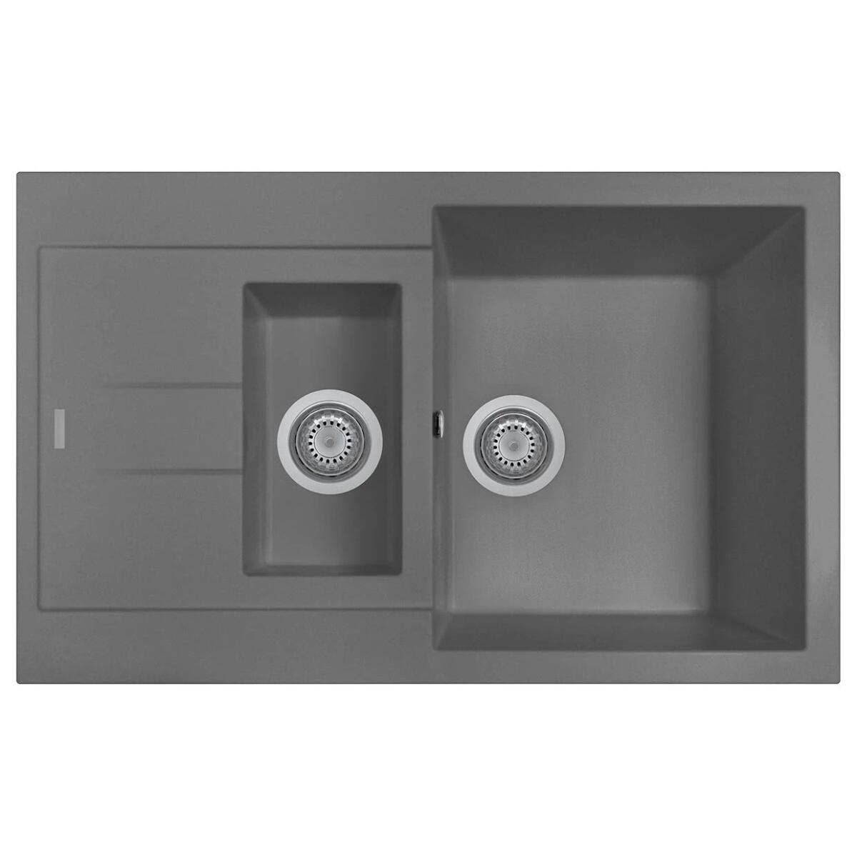 Plados Lavello AM7815 ELEGANCE 2 vasche e gocciolatoio Cucina incasso VARI COLORI - immagine 4