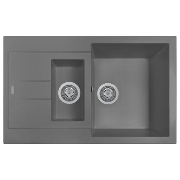 Plados Lavello AM7815 ELEGANCE 2 vasche e gocciolatoio Cucina incasso VARI COLORI - immagine 4