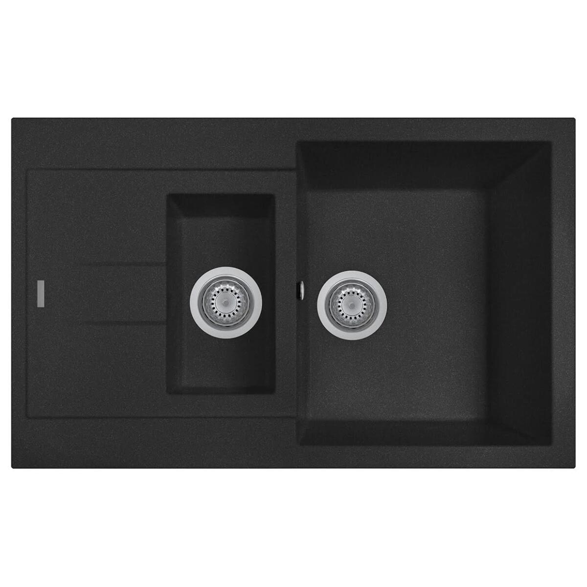 Plados Lavello AM7815 ELEGANCE 2 vasche e gocciolatoio Cucina incasso VARI COLORI - immagine 5