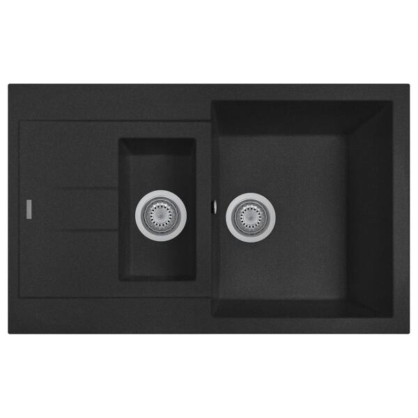 Plados Lavello AM7815 ELEGANCE 2 vasche e gocciolatoio Cucina incasso VARI COLORI - immagine 5