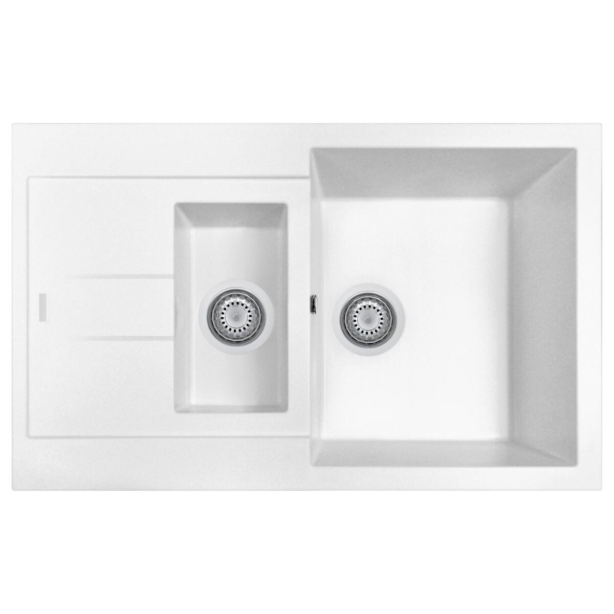 Plados Lavello AM7815 ELEGANCE 2 vasche e gocciolatoio Cucina incasso VARI COLORI - immagine 6