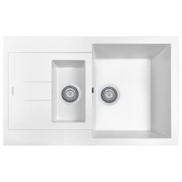 Plados Lavello AM7815 ELEGANCE 2 vasche e gocciolatoio Cucina incasso VARI COLORI - immagine 6
