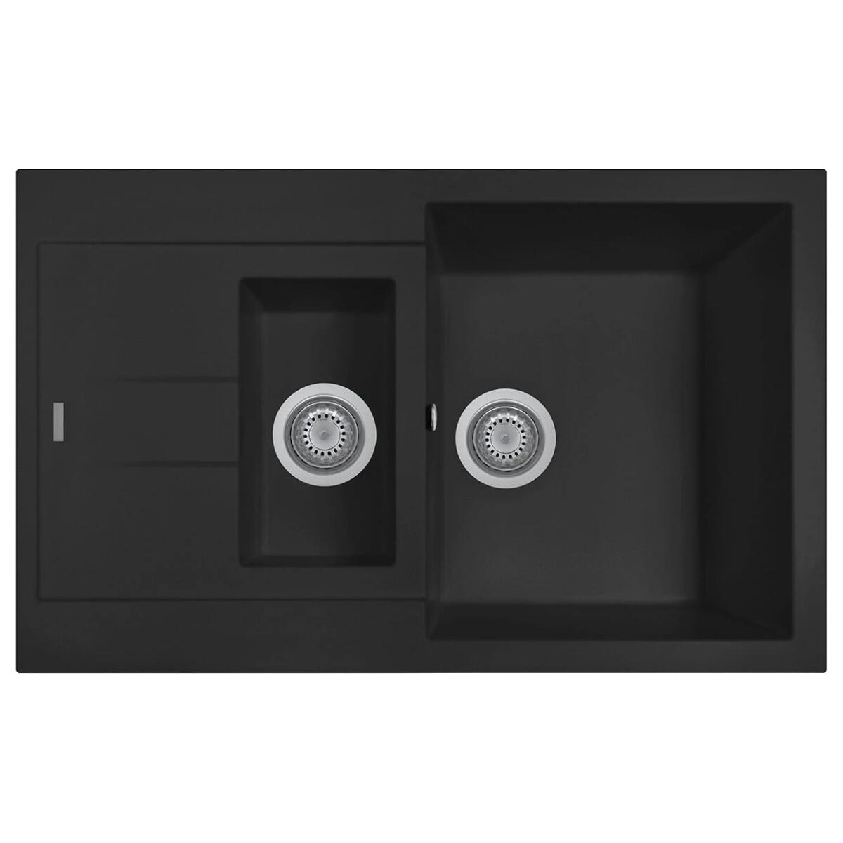 Plados Lavello AM7815 ELEGANCE 2 vasche e gocciolatoio Cucina incasso VARI COLORI - immagine 7