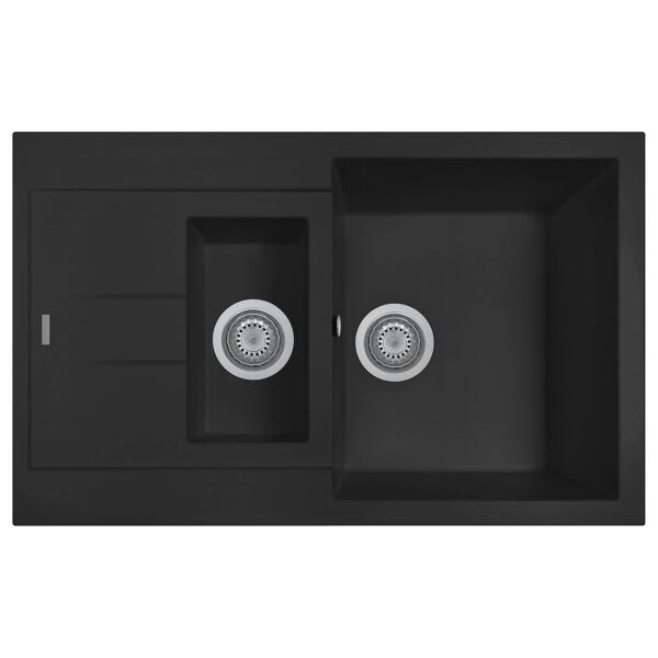 Plados Lavello AM7815 ELEGANCE 2 vasche e gocciolatoio Cucina incasso VARI COLORI - immagine 7