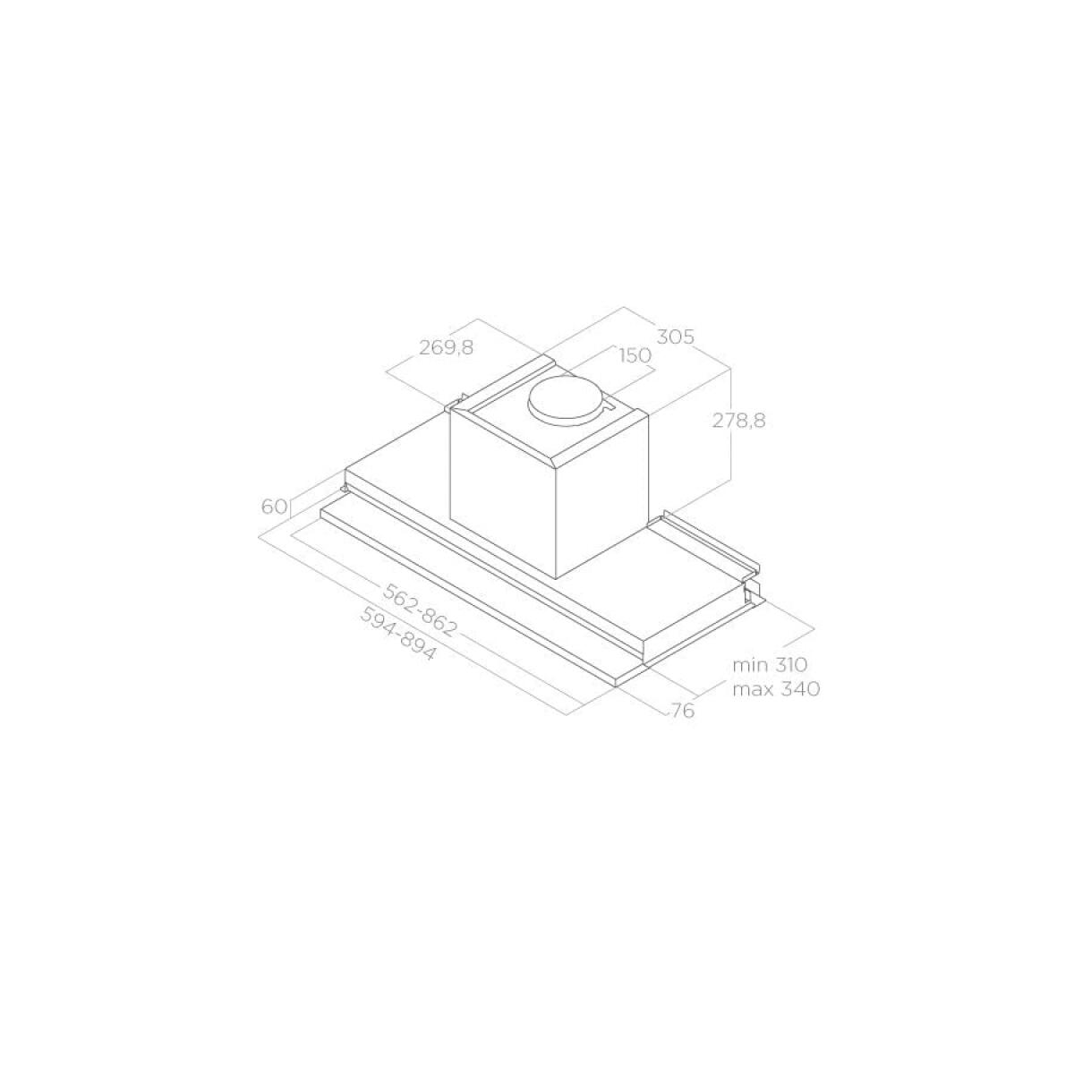ELICA BOXIN DRY IX/A/120 PRF0181338 NO DRIP - immagine 2