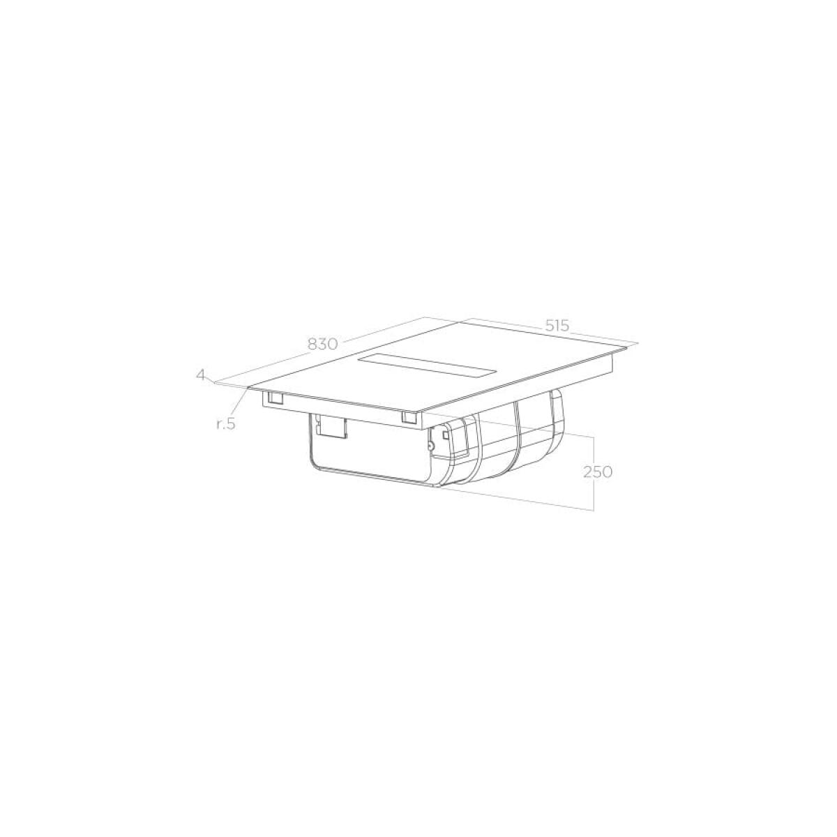 ELICA NIKOLATESLA FIT XL RAW BL/A/83 PRF0202499 PIANO INDUZIONE CON CAPPA ASPIRANTE - immagine 3