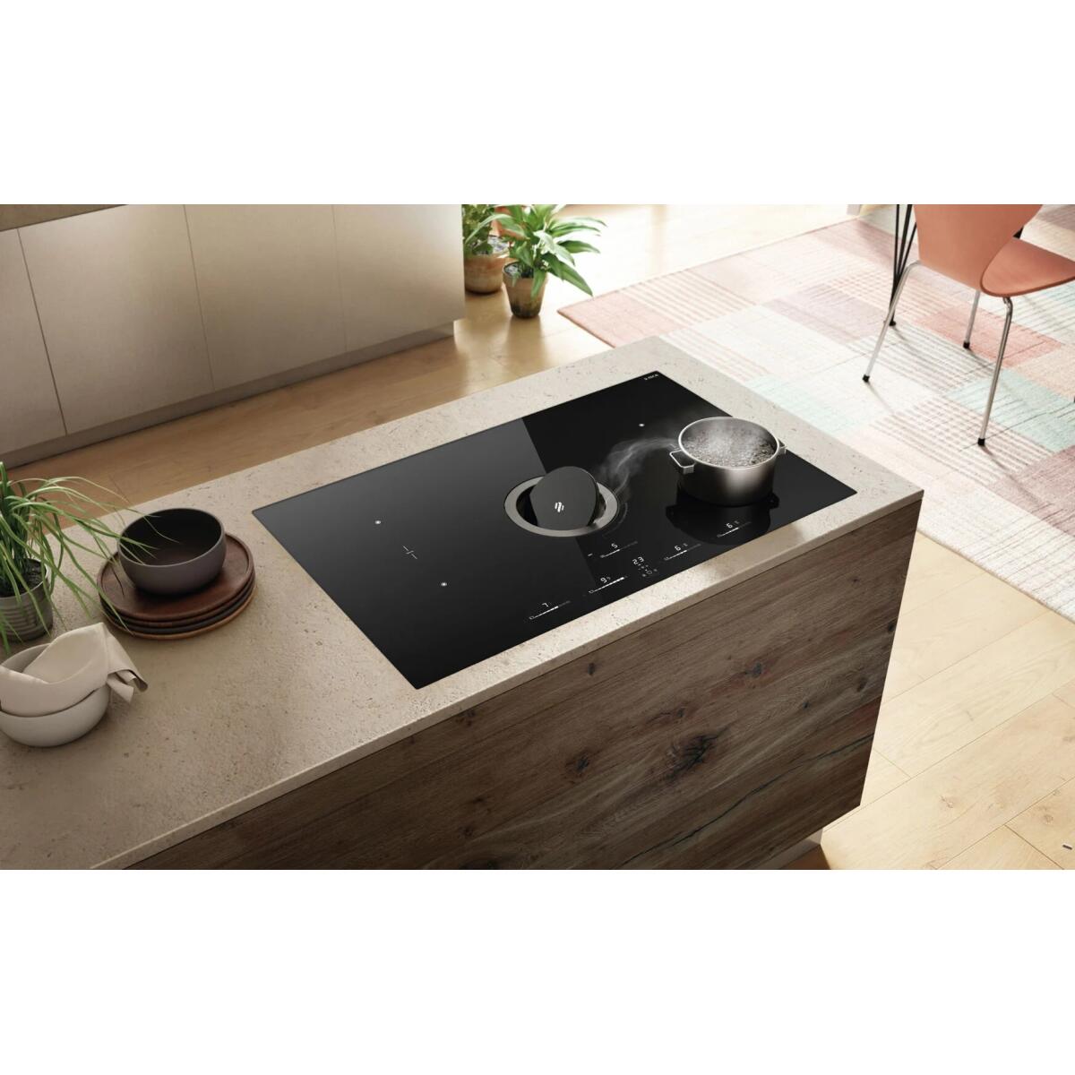ELICA NIKOLATESLA SWITCH GLOW BL/A/83 PRF0183880 PIANO COTTURA INDUZIONE CON CAPPA ASPIRANTE - immagine 4