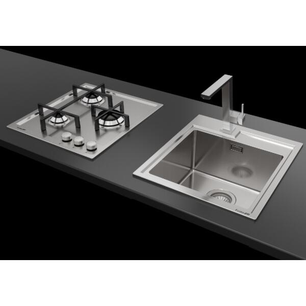 Foster 4151050 Fortyfour Lavello 1 vasca incasso 44 x 50 inox - immagine 3