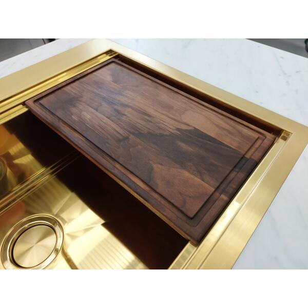 Foster 8642004 Taglieri In Legno noce - 22,5x39,5 cm MILANELLO - immagine 4