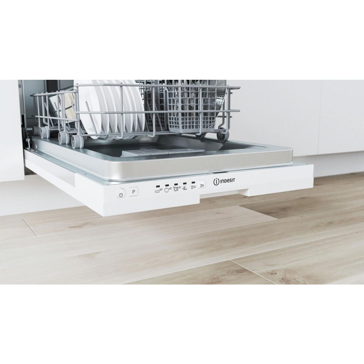 Indesit DI9E 2B10 lavastoviglie A scomparsa totale 9 coperti F cm 45 - immagine 2