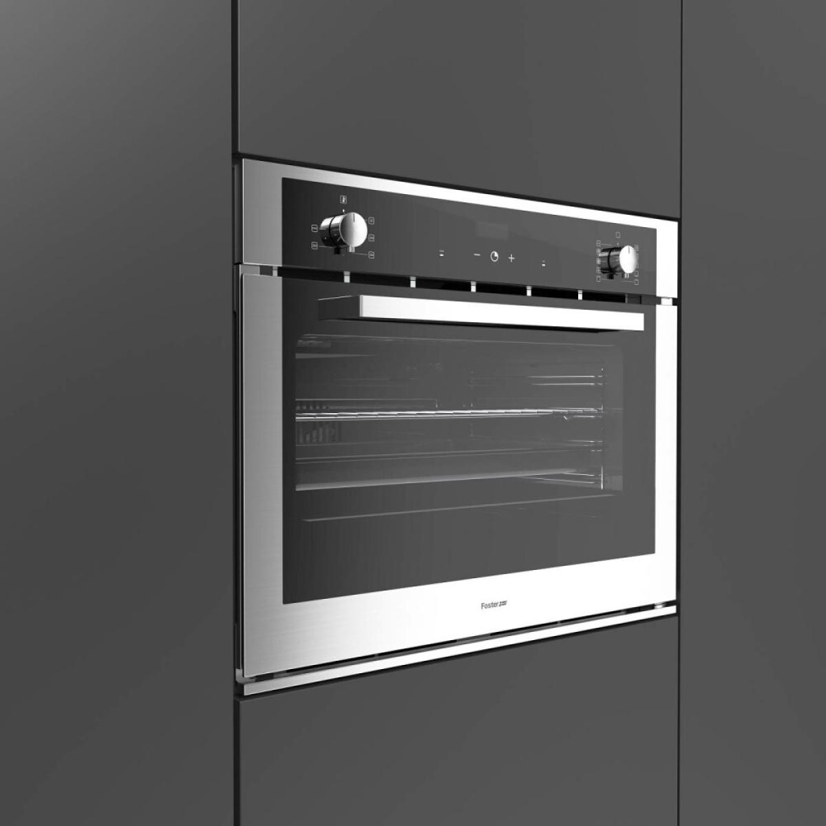 Foster 7137000 Ke 75 Forno elettrico multifunzione cm 75 inox satinato vetro nero - immagine 3