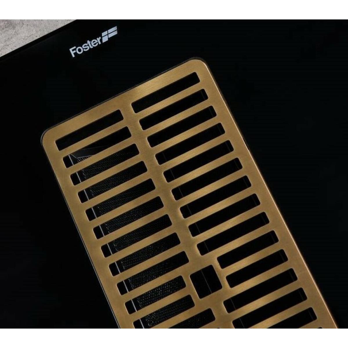 Foster 7392246 Arya Piano cottura a induzione cm 82 con cappa integrata vetroceramica nero - immagine 5