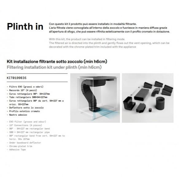 ELICA PRF0196322 NIKOLATESLA ONE HP EVO BL/A/83 VERSIONE ASPIRANTE CONVERTIBILE IN FILTRANTE - immagine 6
