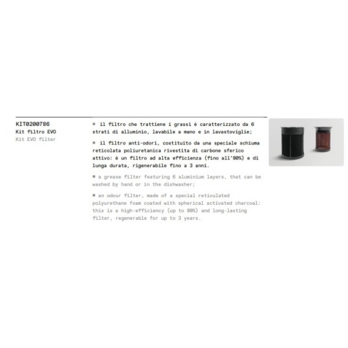 ELICA PRF0196322 NIKOLATESLA ONE HP EVO BL/A/83 VERSIONE ASPIRANTE CONVERTIBILE IN FILTRANTE - immagine 3